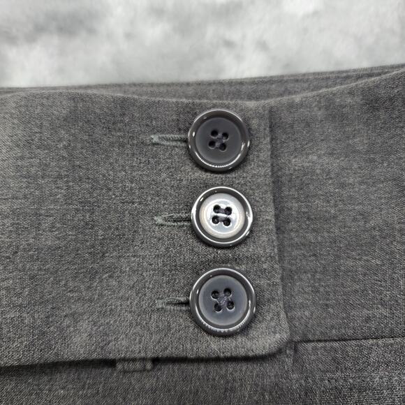 Vintage Star City Pants Womens 5 Juniors Gray Mid Rise Flare Leg Stretch Office - Picture 2 of 11